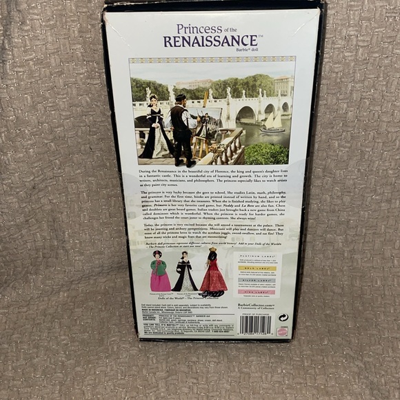 Barbie Collector Dolls of the World - Princess of the Renaissance - Picture 2 of 6